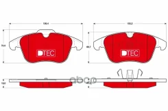 ������� ���. FORD Galaxy, Mondeo IV, S-MAX/ Volvo S60 II, S80 II 06= TRW ���. GDB1683DTE GDB1683DTE ����