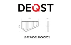 ������ �������� Chevrolet Lanos (T100, T150) 05-, Daewoo Lanos (KLAT) 97- Deqst 10FCA00019000 10FCA00019000 ����