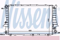 �������� ���������� ��������� audi 100 Nissens 60480 Vag: 4A0.121.251H Audi 100 (4a C4). Audi 100 ����� (4a C4) 60480 ����