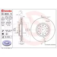 ���� ��������� Brembo Painted Disc 09. B635.11 Brembo 09. B635.11 09B63511 ����