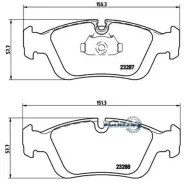 ������� ��������� (�������) BMW 3-Series 90-06 Brembo P06024, �������� P06024 ����