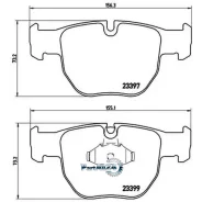 ������� ��������� (�������) BMW 5-Series 95-04 / 7-Series 94-01 Brembo P44012, �������� P44012 ����