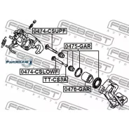 ������� �������� Mitsubishi ASX/Outlander 10- ���. Febest 0476GAR 0476GAR ����