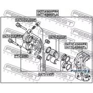 ������� ����. Mitsubishi Pajero 90-00 ���. ����. (�� ������) Febest 0477K96WFRH 0477K96WFRH ����