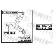 ����� ������� Hyundai Elantra 16- ���. Febest 1220Elnfl 1220ELNFL ����