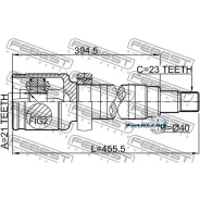���� FORD Fiesta/Fusion 01- ����. ����. Febest 2111Fusmtrh 2111FUSMTRH ����