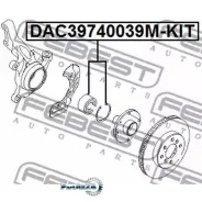 ��������� ����. FORD Tourneo Connect/Transit Connect 02- ���. Febest DAC39740039MKIT DAC39740039MKIT ����