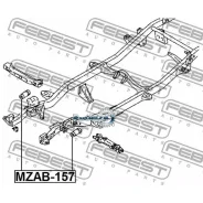 ����������� ������ Mazda BT-50 -12 �����. ����. Febest MZAB157 MZAB157 ����