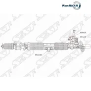 ����� ������� Honda CR-V 01-06 (����� ����) SAT ST-53601-S9A-A01 ST53601S9AA01 ����