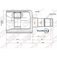 ���� (�������/ �����) Audi Q3 11-19 / Volkswagen Passat 05-11 SAT VW-782, �������� VW782 ����