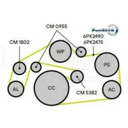 ����� ����� ���������� VW Touareg II (10-)/AUDI Q7 (06-) 2.7d/3.0d (����. ) Trialli CM0955 CM0955 ����