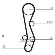 ������ ��� Toyota Corolla 1.5 92-01/Caldina 1.5 (5EFE) Continental CT1030 CT1030 ����
