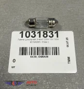 ����� ��������� 2-���� C5W 12V 10W 93190936 (31�� ) 6438 ����