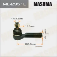 ���������� ������� ���� Masuma Toyota LAND Cruiser / FJ80, HDJ81, HZJ81, RJ79 rear 90-98 LH Masuma ME2951L, ����� ME2951L ����