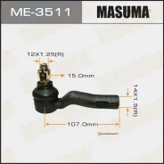 ���������� ������� ���� Masuma Toyota MARK II, Chaser, Cresta / 90, 100 92-01 Masuma ME3511 ME3511 ����