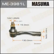 ���������� ������� ���� Masuma Toyota MARK II / #110 00-04 LH ������ ME-9801L Masuma ME3981L, ����� ME3981L ����