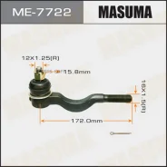 ���������� ������� ���� Masuma Mitsubishi Pajero / V1#W, V2#W, V3#W, V4#W in 90-03 Masuma ME7722 ME7722 ����
