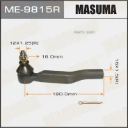 ���������� ������� ���� Masuma Toyota Avensis, Verso / ADT270, ZRT270 08-18 RH Masuma ME9815R, ������ ME9815R ����