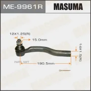 ���������� ������� ���� Masuma Suzuki Swift 2011- RH Masuma ME9961R, ������ ME9961R ����