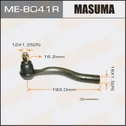 ���������� ������� ���� Masuma Mitsubishi Pajero/ V83W RH Masuma MEB041R, ������ MEB041R ����