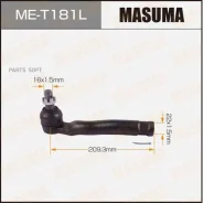 ���������� ������� ���� Masuma Toyota Tundra / USK56L LH Masuma MET181L, ����� MET181L ����
