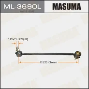 ������ ������������� (����) Masuma front Toyota Harrier / MCU1#W, ACU1#W, SXU1#W LH Masuma ML3690L, ����� �������� ML3690L ����