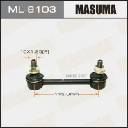 ������ ������������� (����) Masuma rear Nissan X-Trail / T30 Masuma ML9103, ������ ML9103 ����