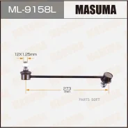������ ������������� (����) Masuma front Mitsubishi Grandis / NA4W LH Masuma ML9158L, ����� �������� ML9158L ����