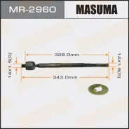 ������� ���� Masuma Toyota Corolla / AE10#, CE10#, EE10# 91-00 Masuma MR2960 MR2960 ����