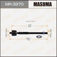 ������� ���� Masuma Toyota Hiace / KDH221R, LH202L 05- Masuma MR3970 MR3970 ����