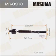 ������� ���� Masuma Toyota Prius / ZVW30, ZVW35L 09-16 Masuma MR8918 MR8918 ����