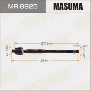 ������� ���� Masuma Toyota WISH, ISIS / ZGE20G, ZGE21G, ZNE10 07- Masuma MR8925 MR8925 ����