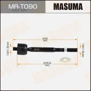 ������� ���� Masuma Toyota Hiace / KDH225K, TRH228B 04- Masuma MRT090 MRT090 ����
