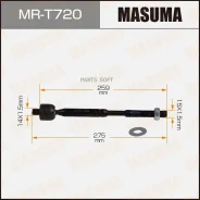 ������� ���� Masuma Toyota Probox, Ractis, Corolla Fielder / NSP16#, NSP120, NKE165 13- Masuma MRT720 MRT720 ����