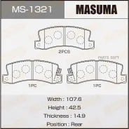 ������� �������� Masuma, AN-420WK, NP1011, P83015 rear (1/12) Masuma MS1321, ������ MS1321 ����