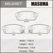 ������� �������� Masuma, AN-669WK, NP9015, P10005 rear (1/12) Masuma MS2467, ������ MS2467 ����