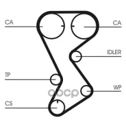 ������ ��� Dodge/Chrysler/JEEP mot.2.4L 95- /z=146 Continental ���. CT1144 CT1144 ����