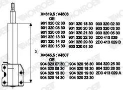 ����������� �������� ������ MB: Sprinter 2-t ����� V4503 V4503 ����
