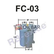 ������ ��������� RB-Exide FC-03 (23300-28030, 23300-28040) CTC4403 ����