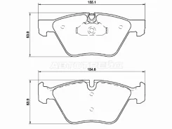 ������� ��������� BMW 1-Series E82 Brembo P 06 057, �������� P06057 ����