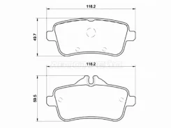 ������� ��������� (�����) Mercedes-Benz M-Class 11-15 / A-Class 12-18 P 50 099, ������ P50099 ����