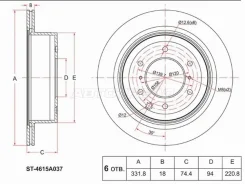 ���� ��������� ST-4615A037, ������ ST4615A037 ����