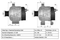 ��������� Denso DAN996 Fiat / Lancia / Alfa: 51854915 51787209 55185075 51787208 55185076 51854914 Alfa Romeo Mito (955). Fiat Grande Punto (199) DAN9...