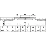 ���� ��������� �������� Nissan C11 E11 K12 JAP Blitz BS0521 BS0521 ����