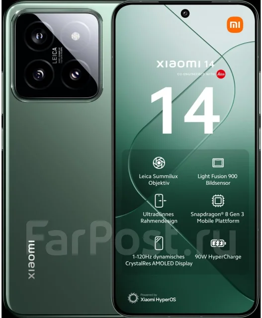 Xiaomi 14. �/�, 256 ��, �������, 3G, 4G LTE, 5G, Dual-SIM, ����������, NFC ����