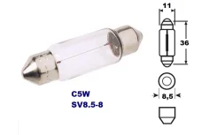 ����� ����������� C5W 12v5w 10x36�� Koito Stanley/Koito 2256 2256 ����
