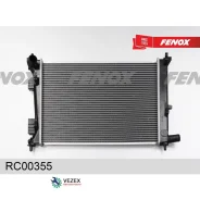 �������� ���������� 500*368*16 ������ MT Kia Rio Hyundai Solaris 1.4-1.6 10- MT Fenox RC00355 RC00355 ����