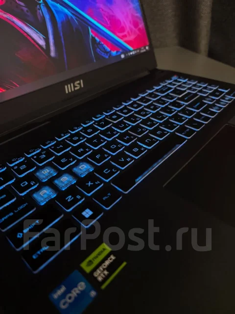 MSI Cyborg. 15.6", ��� 16 ��, ���� 512���, WiFi: 1, Bluetooth: 1 ����