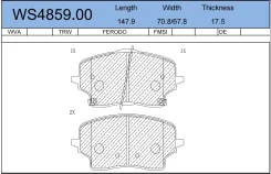 ������� ��������� �������� ��� 2WD ����� Jeenice [WS485900] WS485900 ����