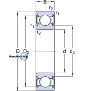 ��������� (47,00/ 17.00/ 14.00/ ���������) SKF 6303-2RSH 63032RSH ����
